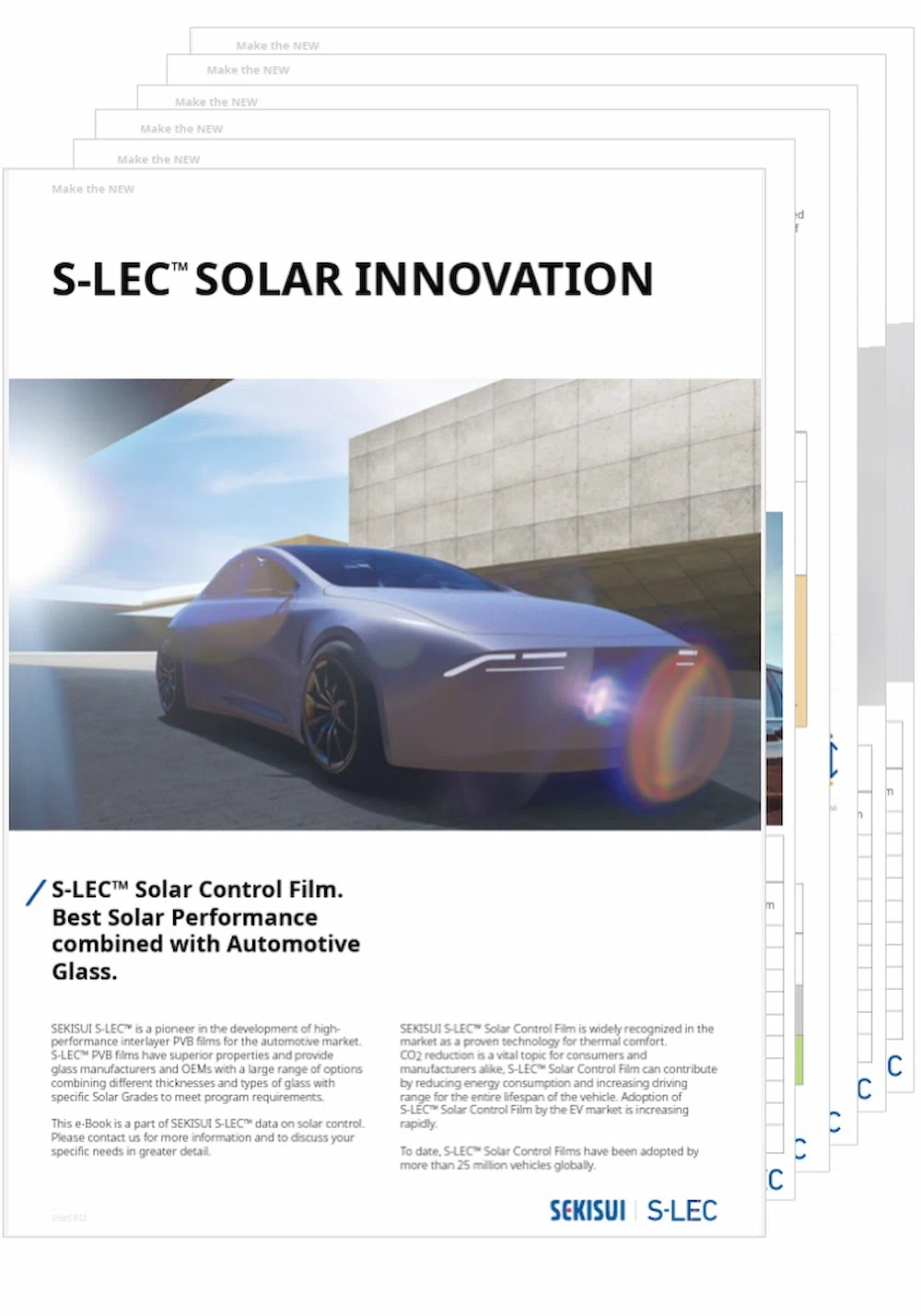 The brochures of S-LEC™ Solar Control Film innovation