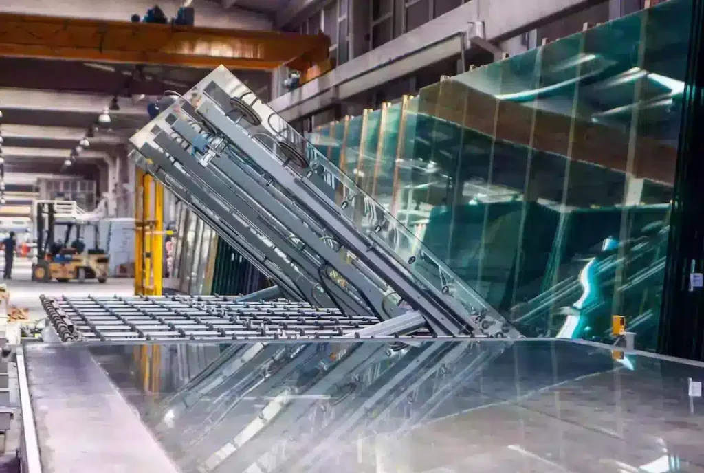 A process for producing laminated glass